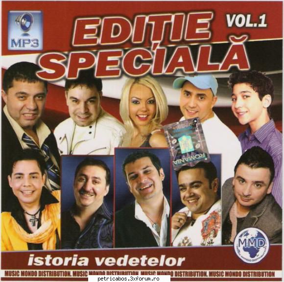 istoria vedetelor editie speciala vol.1 2011 (album original) playlist :1. adi valcea suflet